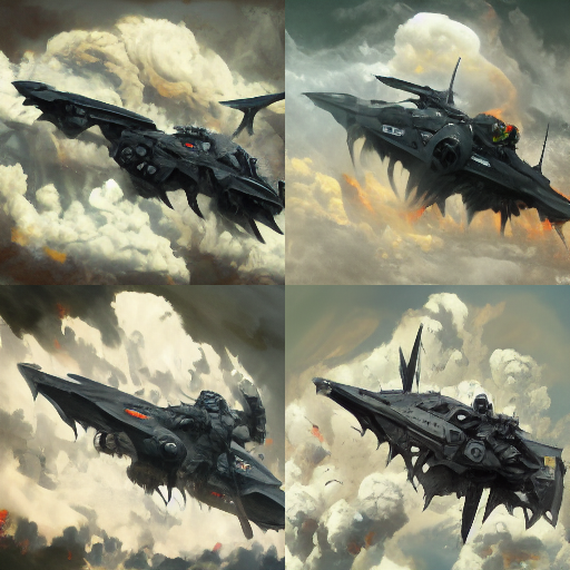 黒い戦闘機群3